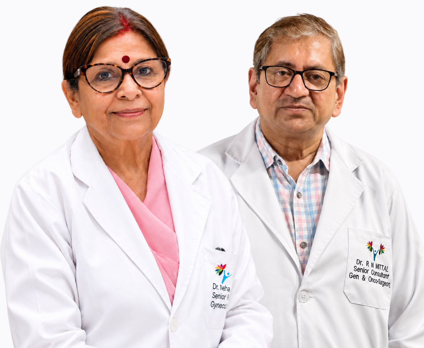 Dr. Sujata Mittal and Dr. R. N. Mittal at Famicare Speciality Center