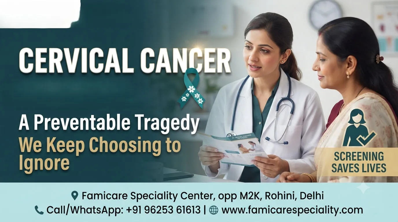 Cervical Cancer in India: A Preventable Tragedy We Keep Choosing to Ignore · Medical Guide by Famicare Speciality Center